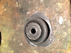 mount trimmed to fit mount plate.