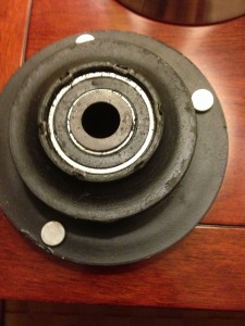 top mount before trimming