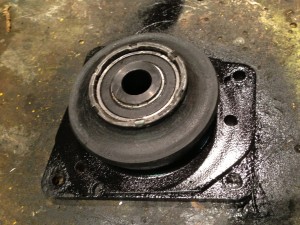 top mount on support plate